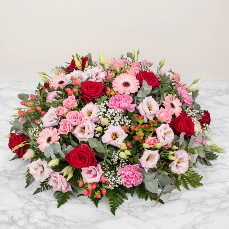 DOM-EXO COUSSIN DE FLEURS DEUIL HONORE DOM-EXO COUSSIN DE FLEURS DEUIL HONORE