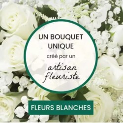 LUXURY FLORIST BOUQUET - WHITE FLOWERS