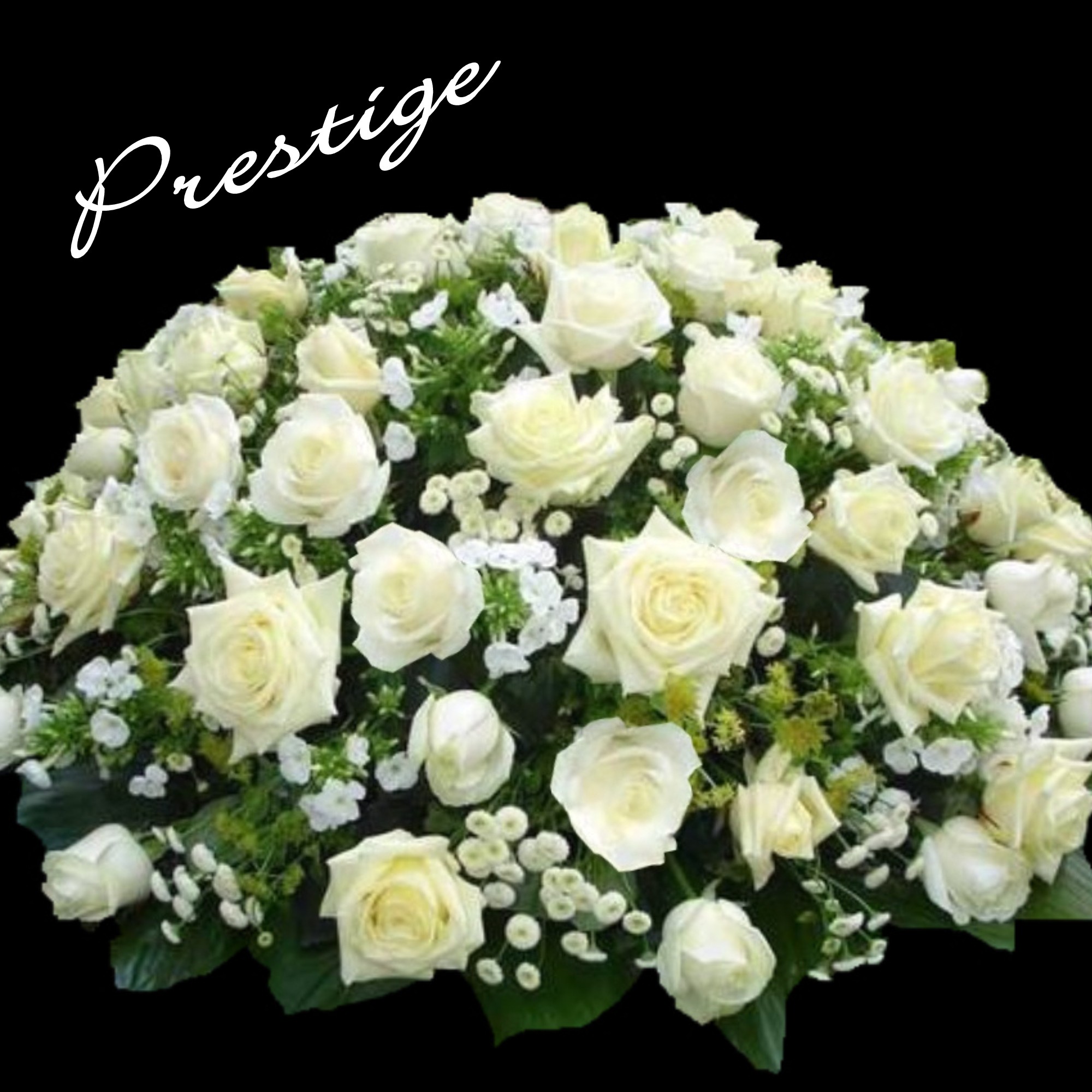 COUSSIN DEUIL PRESTIGE BLANC LIVRE A PARIS